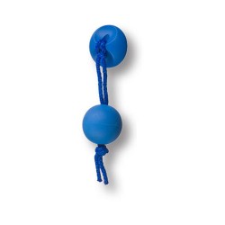 Ручка детская 7947AZ кнопки на веревочке цвет синий 70 мм