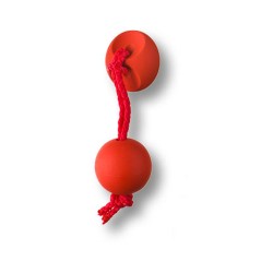 Ручка детская 7947RJ кнопки на веревочке цвет красный 70 мм 