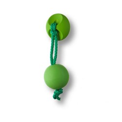 Ручка детская 7947VE кнопки на веревочке цвет зеленый 70 мм