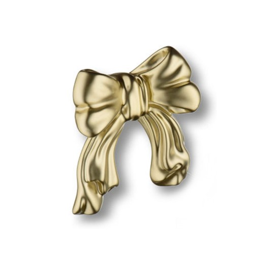 Ручка детская бантик 5210 Б1G цвет золото ширина 80 мм