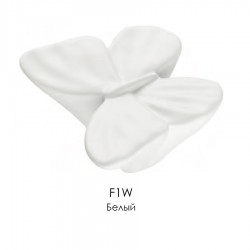 Ручка детская F1W бабочка цвет белый 