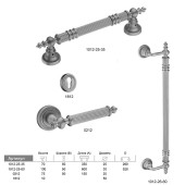 Дверная ручка 0212-016Y цвет глянцевый никель, накладка под замок 
