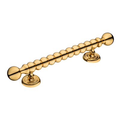 Дверная ручка скоба 10109-003-50 цвет глянцевое золото длина 510 мм, крепление 310 мм