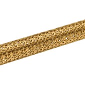 Дверная ручка скоба 10109-148-003-67 цвет глянцевое золото длина 670 мм, крепление 460 мм