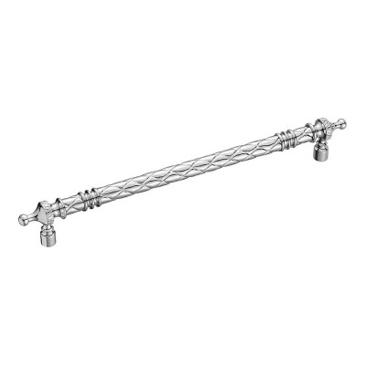 Дверная ручка скоба 10141-005-25-525 цвет глянцевый хром длина 525 мм, крепление 450 мм Дверная ручка скоба 10141-005-25-525 цвет глянцевый хром длина 525 мм, крепление 450 мм