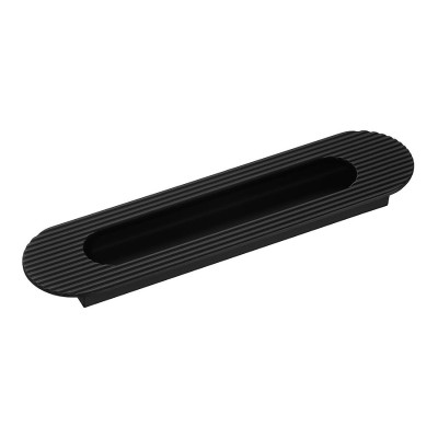 Дверная ручка врезная 1175 160MP24 цвет черный длина 200 мм, крепление 160 мм 