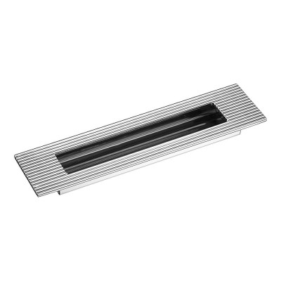 Дверная ручка врезная 1176 160MP02 цвет глянцевый хром длина 200 мм, крепление 160 мм 