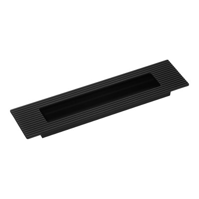 Дверная ручка врезная 1176 160MP24 цвет черный длина 200 мм, крепление 160 мм 