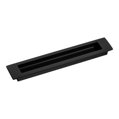 Дверная ручка врезная 1229 160MP24 цвет черный длина 179 мм, крепление 160 мм Дверная ручка врезная 1229 160MP24 цвет черный длина 179 мм, крепление 160 мм