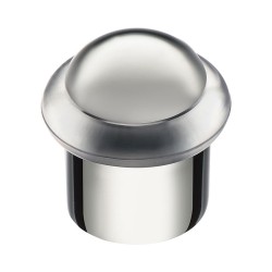 Дверной напольный стопор 15-005 цвет глянцевый хром