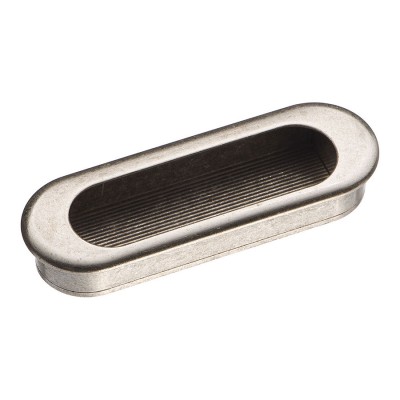 Дверная ручка врезная 15.113.75.16 цвет старое серебро длина 90 мм, крепление 75 мм Дверная ручка врезная 15.113.75.16 цвет старое серебро длина 90 мм, крепление 75 мм