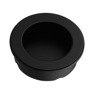 Дверная ручка врезная 3511-032 цвет черный диаметр 40 мм Дверная ручка врезная 3511-032 цвет черный диаметр 40 мм