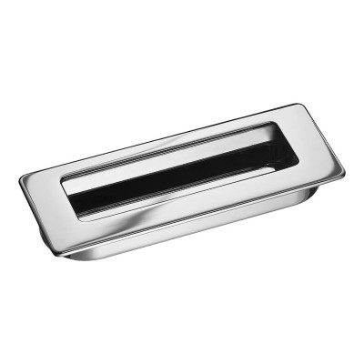 Дверная ручка врезная 3702-400 цвет глянцевый хром длина 113 мм Дверная ручка врезная 3702-400 цвет глянцевый хром длина 113 мм