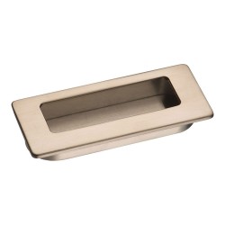 Дверная ручка врезная 3703-038 цвет никель длина 83 мм