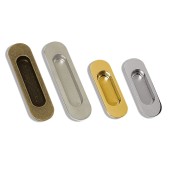 Дверная ручка врезная 3922-038 цвет никель длина 110 мм