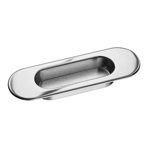 Дверная ручка врезная 3922-400 цвет глянцевый хром длина 110 мм Дверная ручка врезная 3922-400 цвет глянцевый хром длина 110 мм