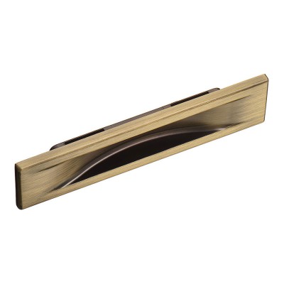 Дверная ручка врезная 4340 0096 ABM цвет состаренная латунь длина 150 мм, крепление 96 мм Дверная ручка врезная 4340 0096 ABM цвет состаренная латунь длина 150 мм, крепление 96 мм