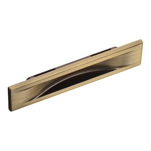 Дверная ручка врезная 4340 0096 ABM цвет состаренная латунь длина 150 мм, крепление 96 мм Дверная ручка врезная 4340 0096 ABM цвет состаренная латунь длина 150 мм, крепление 96 мм