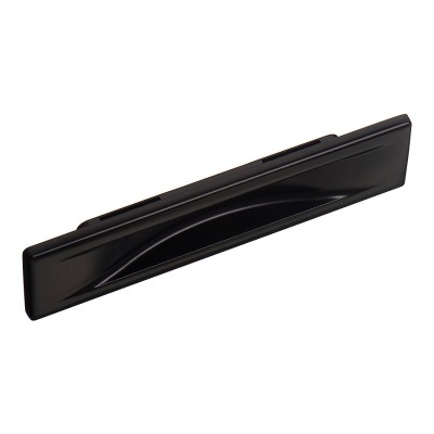 Дверная ручка врезная 4340 0096 AL6 цвет черный длина 150 мм, крепление 96 мм