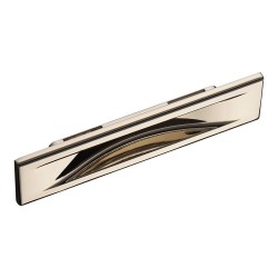 Дверная ручка врезная 4340 0096 PN цвет глянцевый никель длина 150 мм, крепление 96 мм Дверная ручка врезная 4340 0096 PN цвет глянцевый никель длина 150 мм, крепление 96 мм