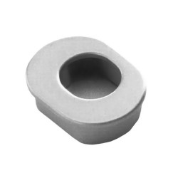 Дверная ручка врезная 4859-18 цвет матовый хром длина 50 мм, крепление 32 мм 