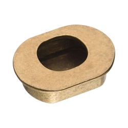 Дверная ручка врезная 4859-22 цвет старая бронза длина 50 мм, крепление 32 мм 