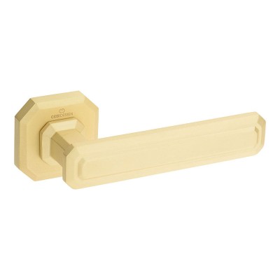 Дверная ручка рычажная 5101 010MP35 KING цвет матовое золото комплект 2 штуки