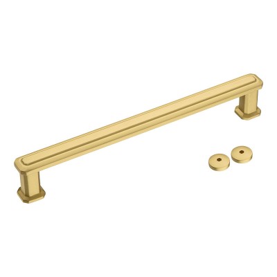 Дверная ручка скоба 5101 300MP35 цвет матовое золото длина 329 мм, крепление 300 мм