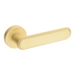 Дверная ручка рычажная 5102 010MP35 NOLA цвет матовое золото комплект 2 штуки