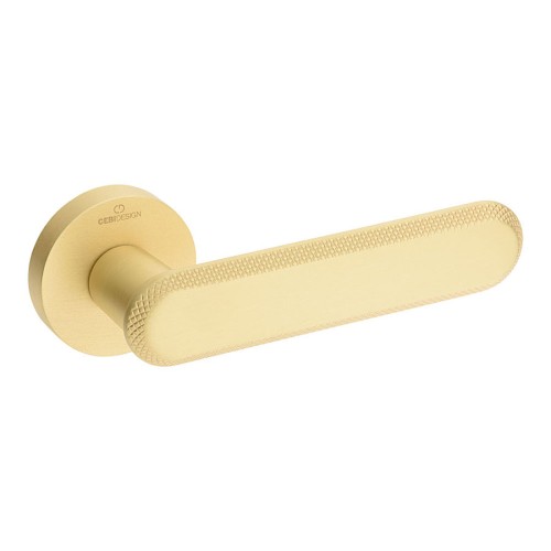 Дверная ручка рычажная 5102 010MP35 NOLA цвет матовое золото комплект 2 штуки