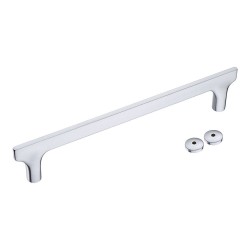 Дверная ручка скоба 5103 300MP19 цвет сатинированный хром длина 354 мм, крепление 300 мм 