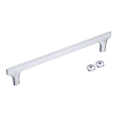 Дверная ручка скоба 5103 300MP19 цвет сатинированный хром длина 354 мм, крепление 300 мм 