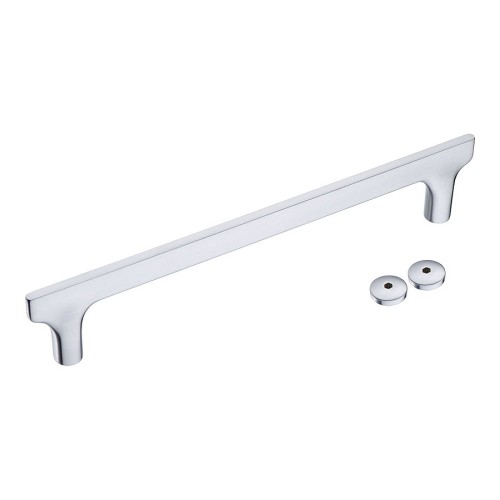 Дверная ручка скоба 5103 300MP19 цвет сатинированный хром длина 354 мм, крепление 300 мм 