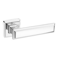 Дверная ручка рычажная 5104 010MP02 ROME цвет глянцевый хром комплект 2 штуки