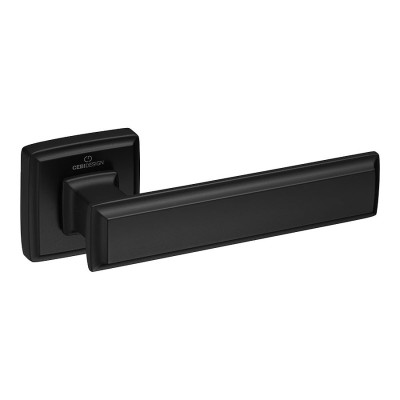 Дверная ручка рычажная 5104 010MP24 ROME цвет черный комплект 2 штуки