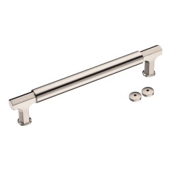 Дверная ручка скоба 5126 300MP08 цвет сатинированный никель длина 330 мм, крепление 300 мм