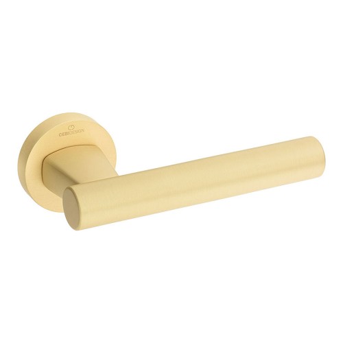 Дверная ручка рычажная 5188 040MP35 FUGI цвет матовое золото комплект 2 штуки