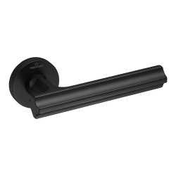 Дверная ручка рычажная 5224 010MP24 TAMI цвет черный комплект 2 штуки