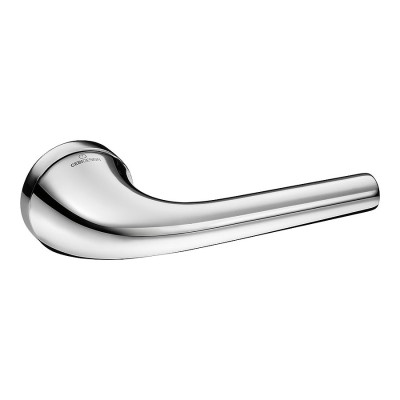 Дверная ручка рычажная 5227 010MP02 AIDA цвет глянцевый хром комплект 2 штуки