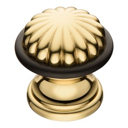 Дверной напольный стопор C52000L цвет глянцевая латунь