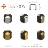 Дверной напольный стопор DS1005 0035 RS-P6 цвет розовый