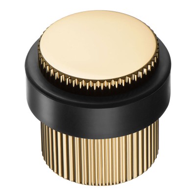 Дверной напольный стопор DS1016 0038 GL-P6 цвет глянцевое золото