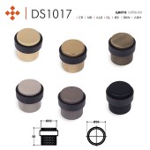 Дверной напольный стопор DS1017 0038 AL6-P6 цвет черный