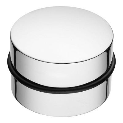 Дверной напольный стопор DS1022 0080 CR цвет глянцевый хром диаметр 86 мм Дверной напольный стопор DS1022 0080 CR цвет глянцевый хром диаметр 86 мм