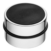 Дверной напольный стопор DS1022 0080 CR цвет глянцевый хром диаметр 86 мм Дверной напольный стопор DS1022 0080 CR цвет глянцевый хром диаметр 86 мм