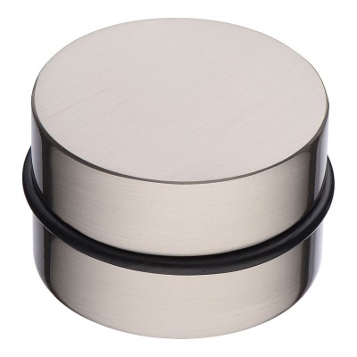 Дверной напольный стопор DS1022 0080 NB цвет брашированный никель диаметр 86 мм Дверной напольный стопор DS1022 0080 NB цвет брашированный никель диаметр 86 мм