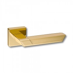 Дверная ручка межкомнатная HA117RO11 GL-GL\GLB PANDORA цвет глянцевое / матовое золото 2 штуки 