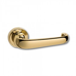 Дверная ручка межкомнатная HA128RO14 GL ADRIA цвет глянцевое золото 2 штуки 