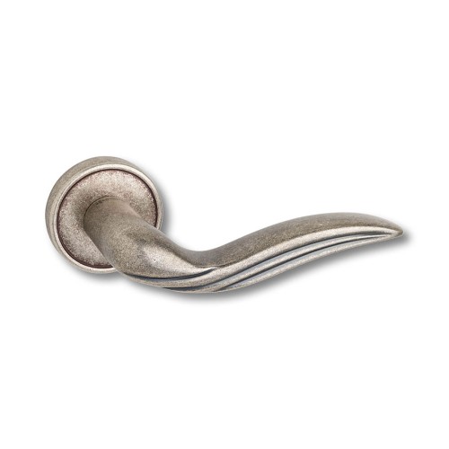 Дверная ручка HA130RO14 OSM ELARA цвет старое серебро 2 штуки Дверная ручка HA130RO14 OSM ELARA цвет старое серебро 2 штуки