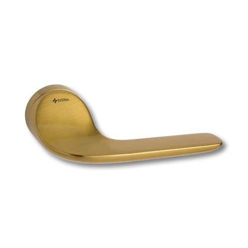 Дверная ручка HA136RO12 GLB FORTUNA цвет матовое золото 2 штуки 